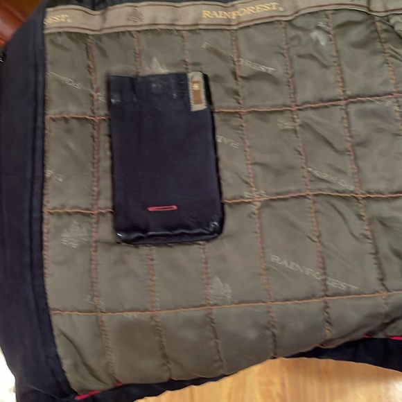 Man’s jacket fall/winter. Rainforest. XXL.  Brown leather color . - Picture 6 of 7